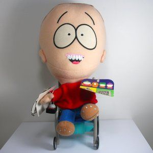 2000 2002 SOUTH PARK Talking Plush TIMMY with Wheelchair UNTESTED